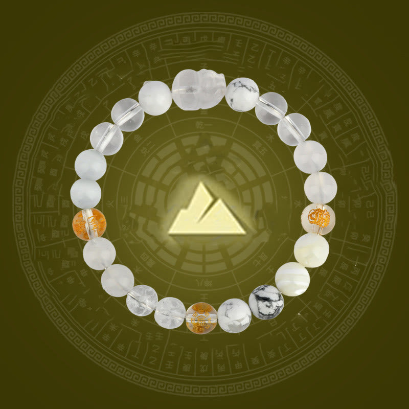 Five Elements Pixiu Wealth Bracelet for Prosperity