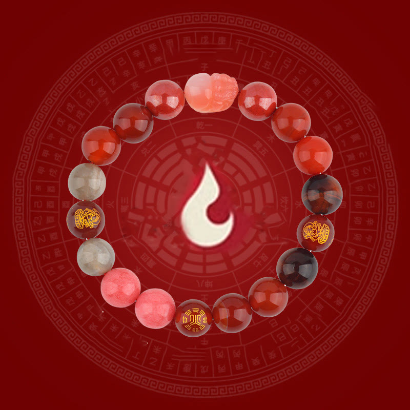 Five Elements Pixiu Wealth Bracelet for Prosperity