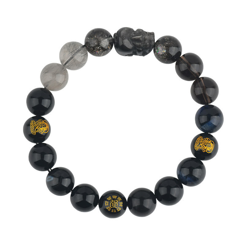 Five Elements Pixiu Wealth Bracelet for Prosperity