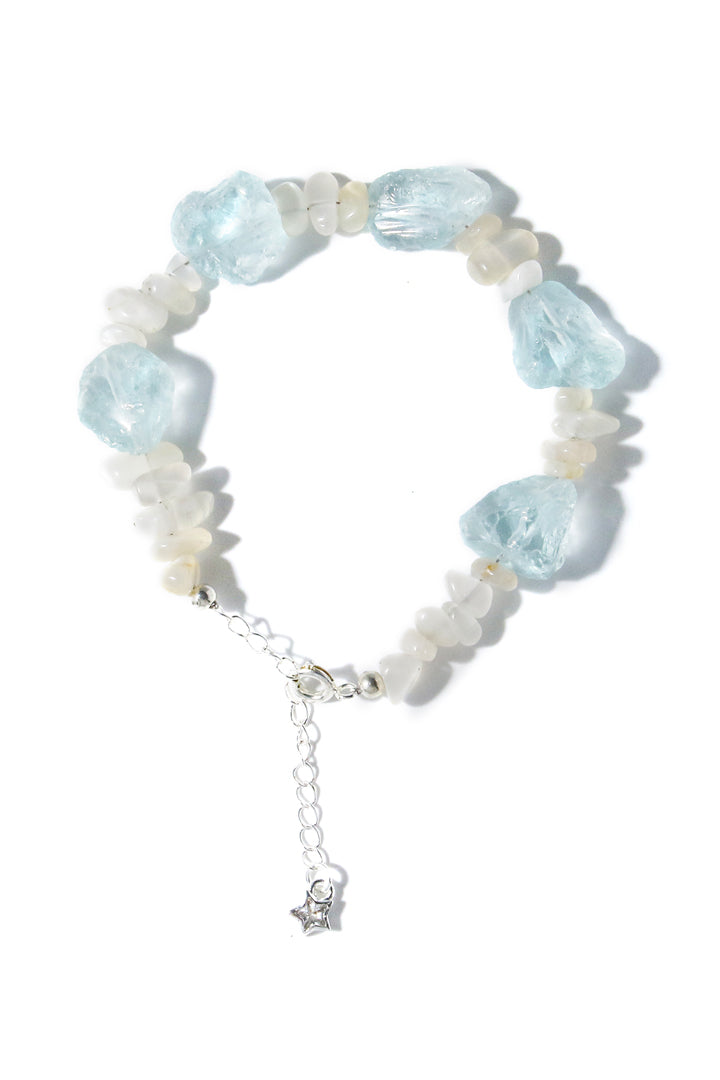 Cancer Moonstone Zodiac Bracelet