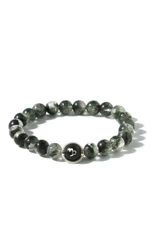 Green Phantom Quartz Capricorn Zodiac Bracelet