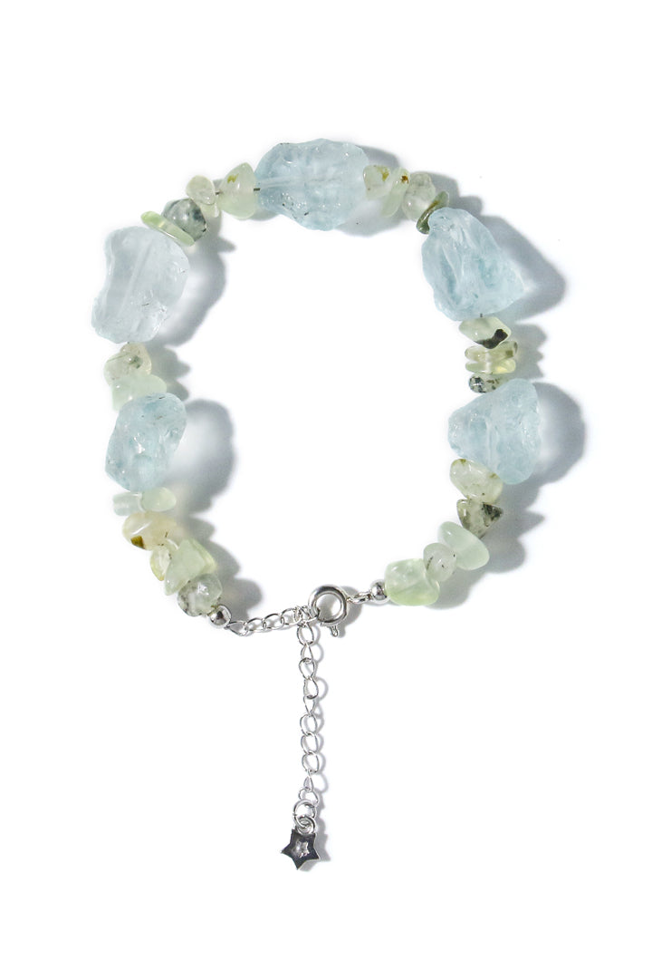Libra Prehnite Zodiac Bracelet