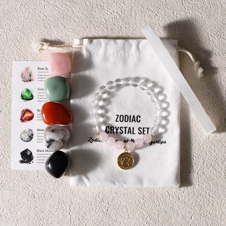 Zodiac Bracelet & Gemstone Set