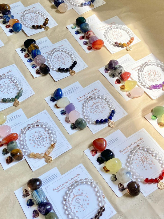 Zodiac Bracelet & Gemstone Set