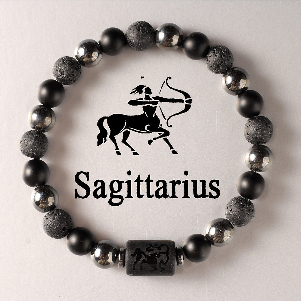 12 Zodiac Sign Crystal Bracelets
