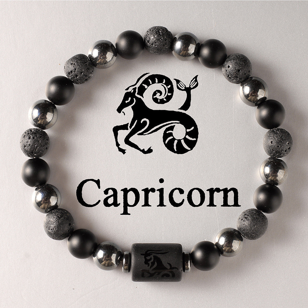 12 Zodiac Sign Crystal Bracelets