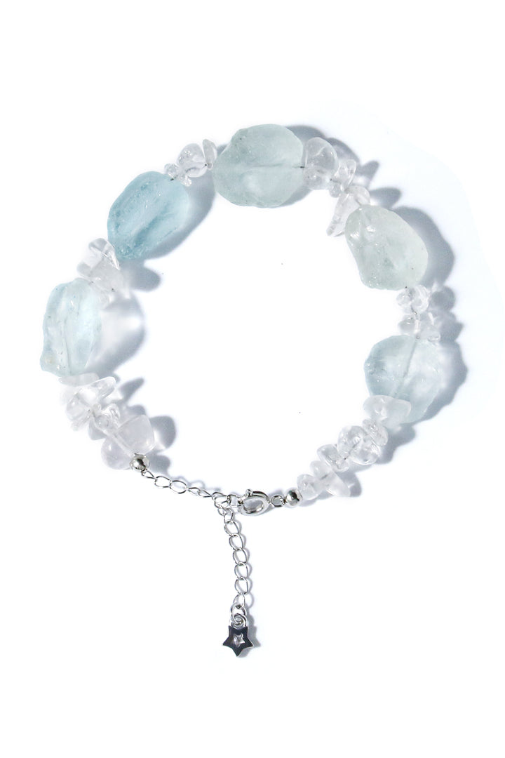 Gemini Clear Quartz Zodiac Bracelet
