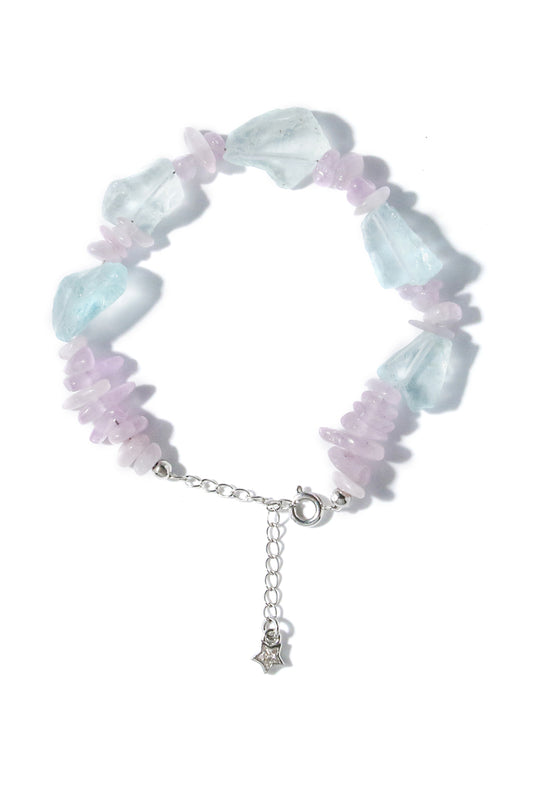 Aries Lepidolite Zodiac Bracelet