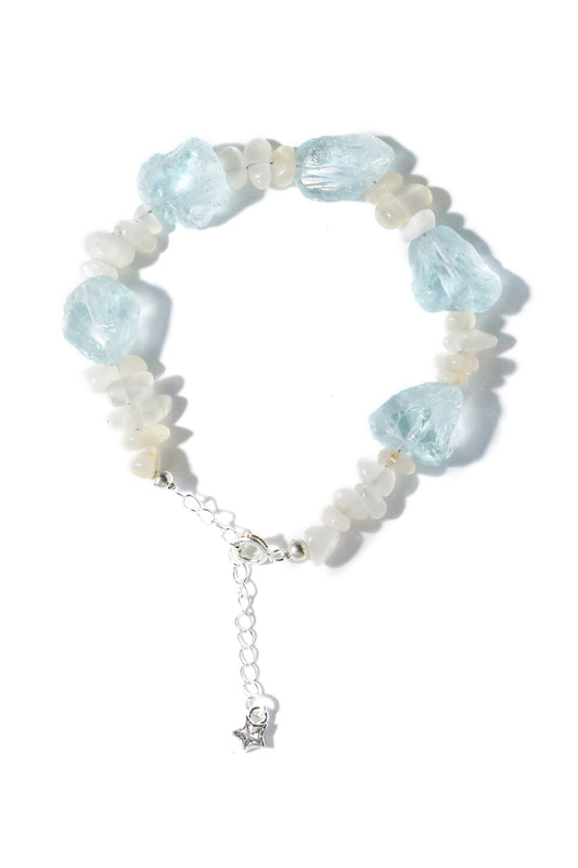 Cancer Moonstone Zodiac Bracelet