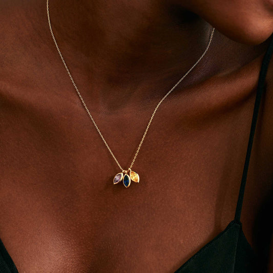 Birthstone Necklace – Gold Vermeil