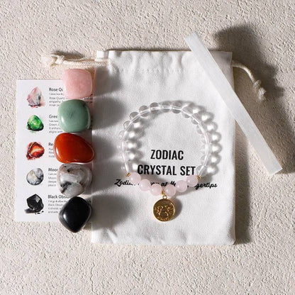 Zodiac Bracelet & Gemstone Set