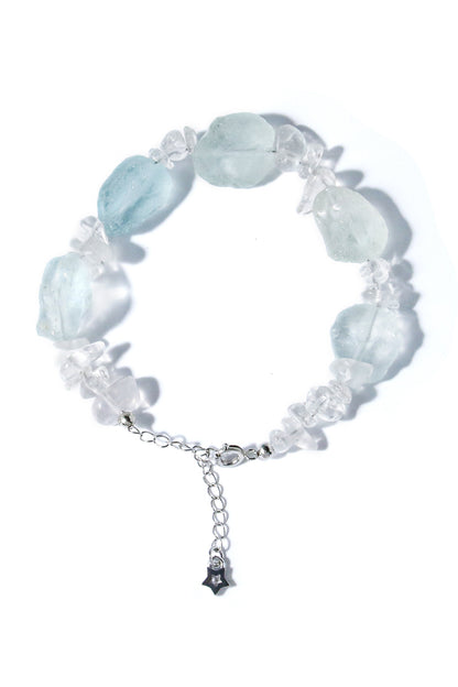 Gemini Clear Quartz Zodiac Bracelet
