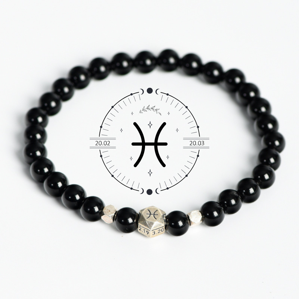 Obsidian Zodiac Protection Bracelet
