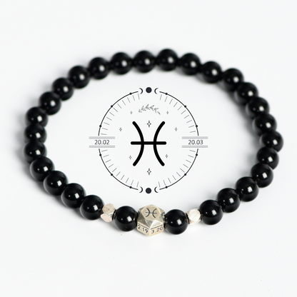 Obsidian Zodiac Protection Bracelet